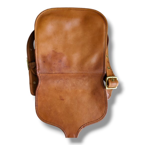 Vintage Coach Standard Courier bag in British Tan - Picture 8 of 11